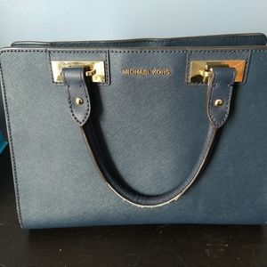 Michael Kors Navy Blue Crossbody Purse